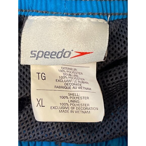 Speedo Mens Blue & Gray Swim Shorts XL - Picture 3 of 3
